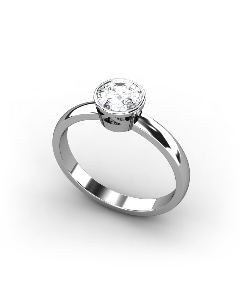 ANILLO SOLITARIO CHATÓN 0.75CT