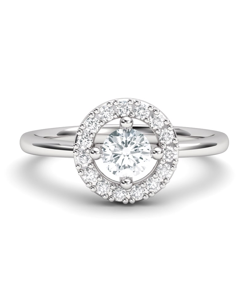 ANILLO HALO 0.30CT