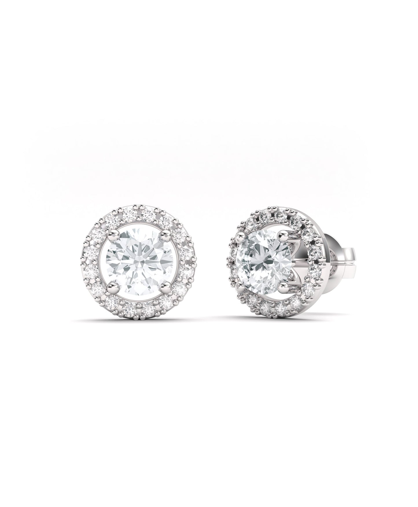 PENDIENTES HALO 1.40CT