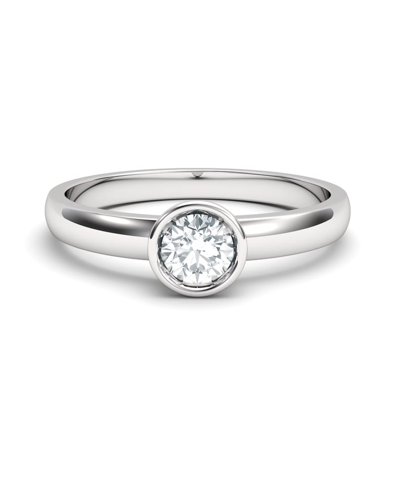 ANILLO SOLITARIO CHATÓN 0.25CT