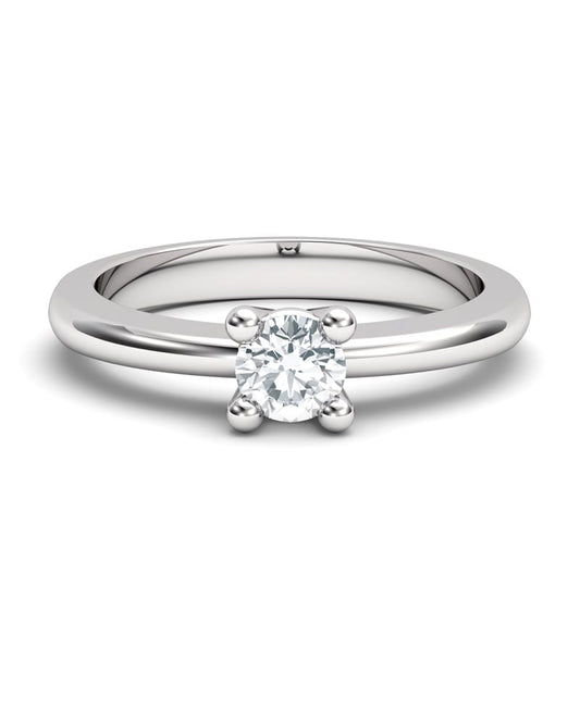 Anillo solitario 4 garras 0.25ct