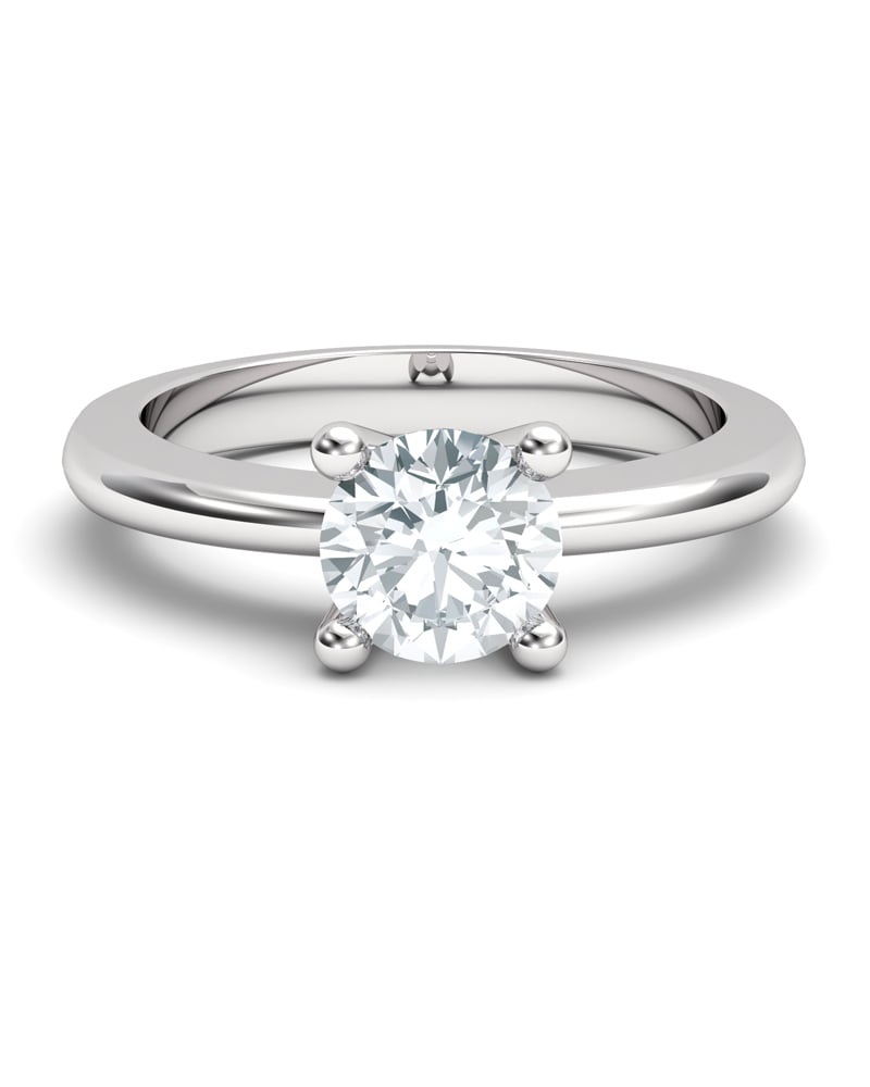 Anillo solitario 4 garras 0.75CT