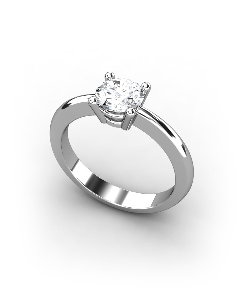 Anillo solitario 4 garras 1.00CT