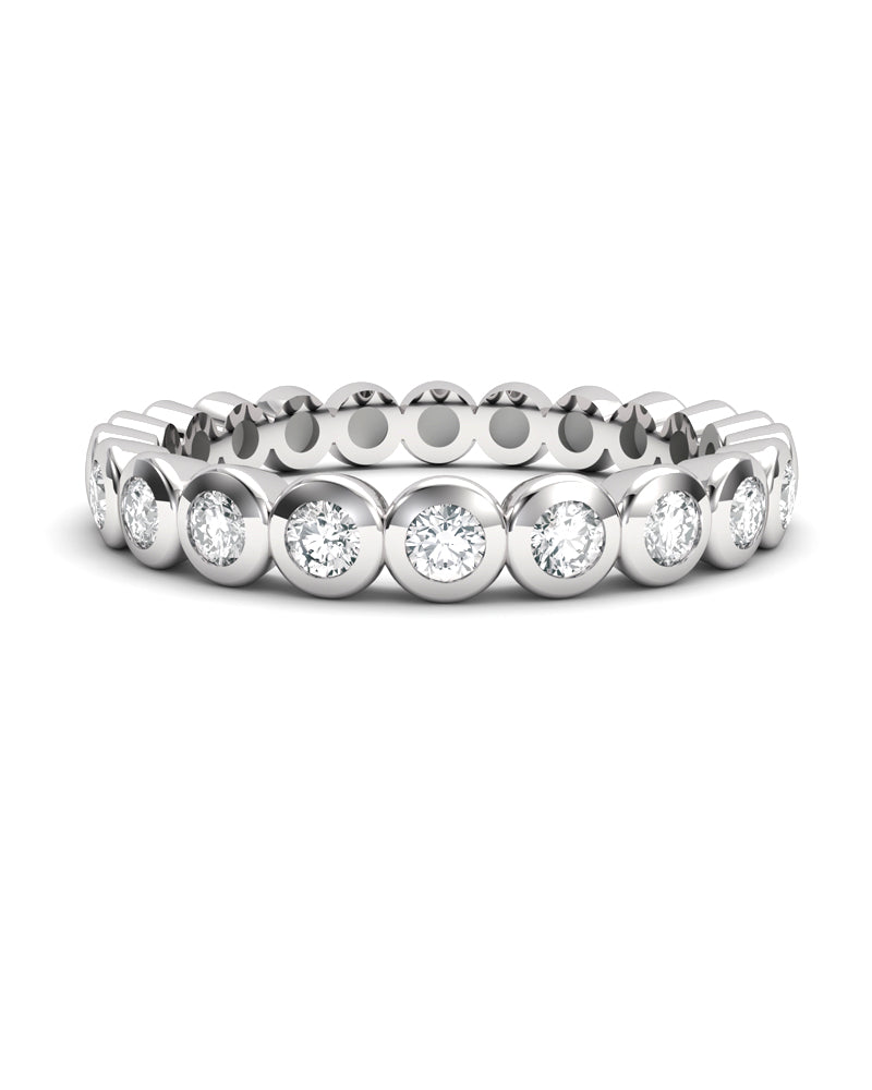 ANILLO BAND CHATÓN 0.28CT