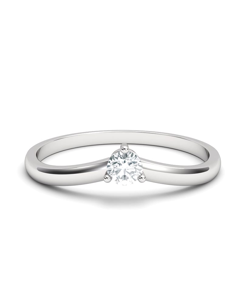 ANILLO CURVE 0.10CT