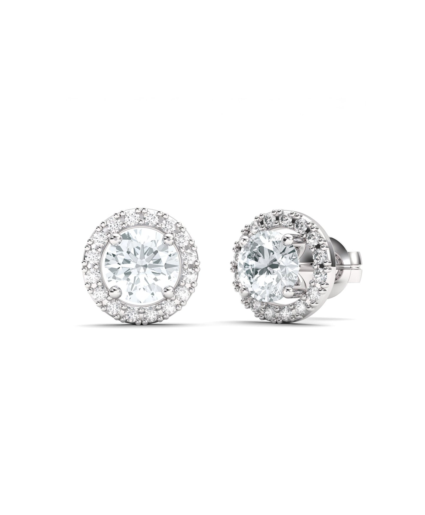PENDIENTES HALO 2.20CT