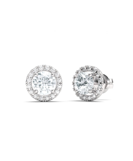 PENDIENTES HALO 2.20CT