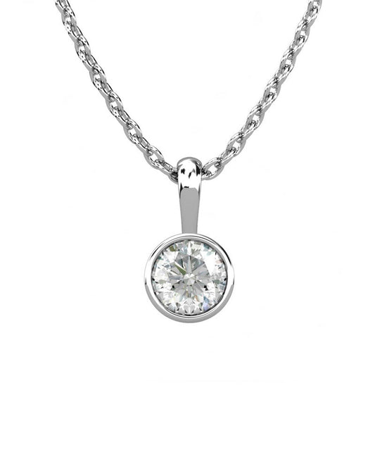 COLGANTE SOLITARIO CHATÓN 0.50CT