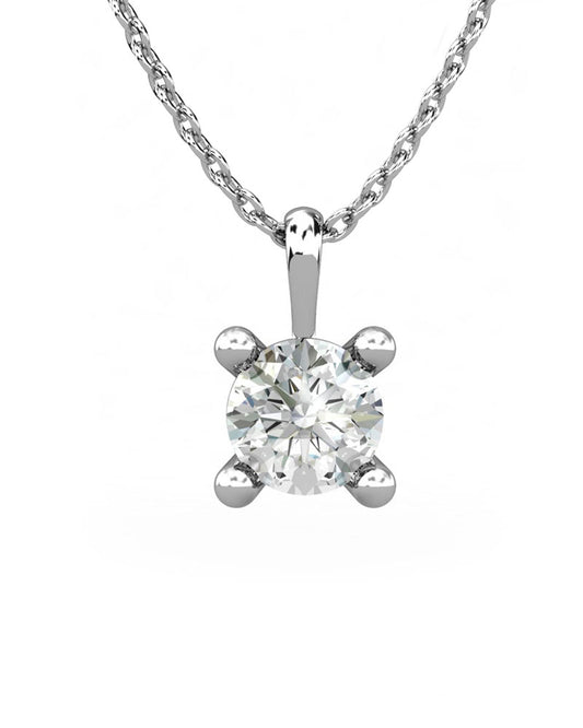 COLGANTE SOLITARIO 4 GARRAS 0.50CT