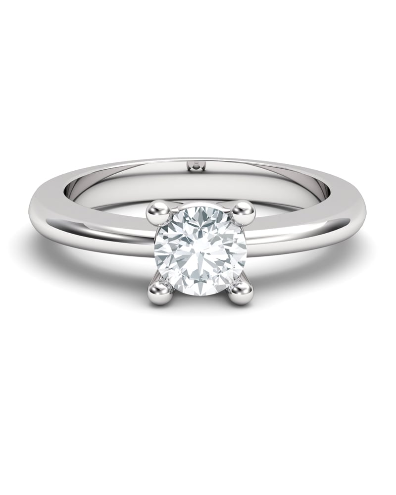 Anillo solitario 4 garras 0.50CT