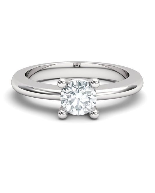 Anillo solitario 4 garras 0.50CT