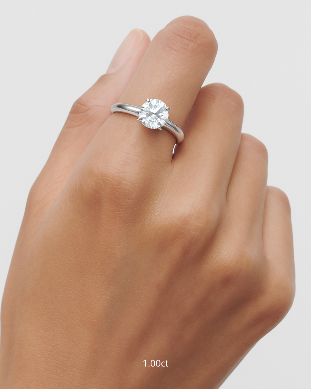 Anillo solitario 4 garras 1.00CT